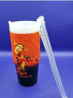 Tigger Tumbler Cup - Orange & Black